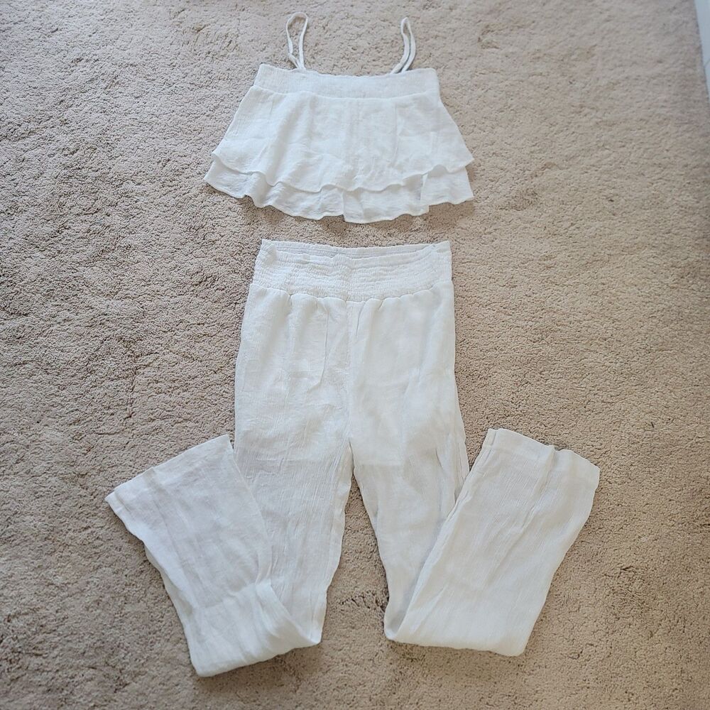 Paper Crane White 2 Piece Set Size Large
